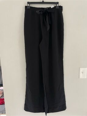 Banana Republic Factory Black Straight-Leg Pants